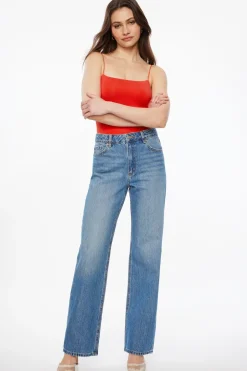 Tees & Tanks | Tees & Tanks-Dynamite Ada Bungee Jersey Cami Red