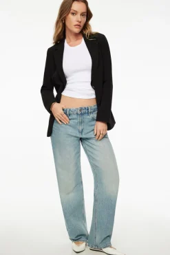Blazers & Vests-Dynamite Adeline Single Breasted Blazer Black