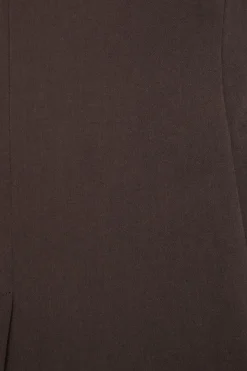 Blazers & Vests-Dynamite Adeline Single Breasted Blazer Brown
