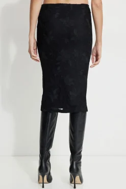 Skirts & Skorts | Matching Sets-Dynamite Alana Embroidered Midi Skirt Black