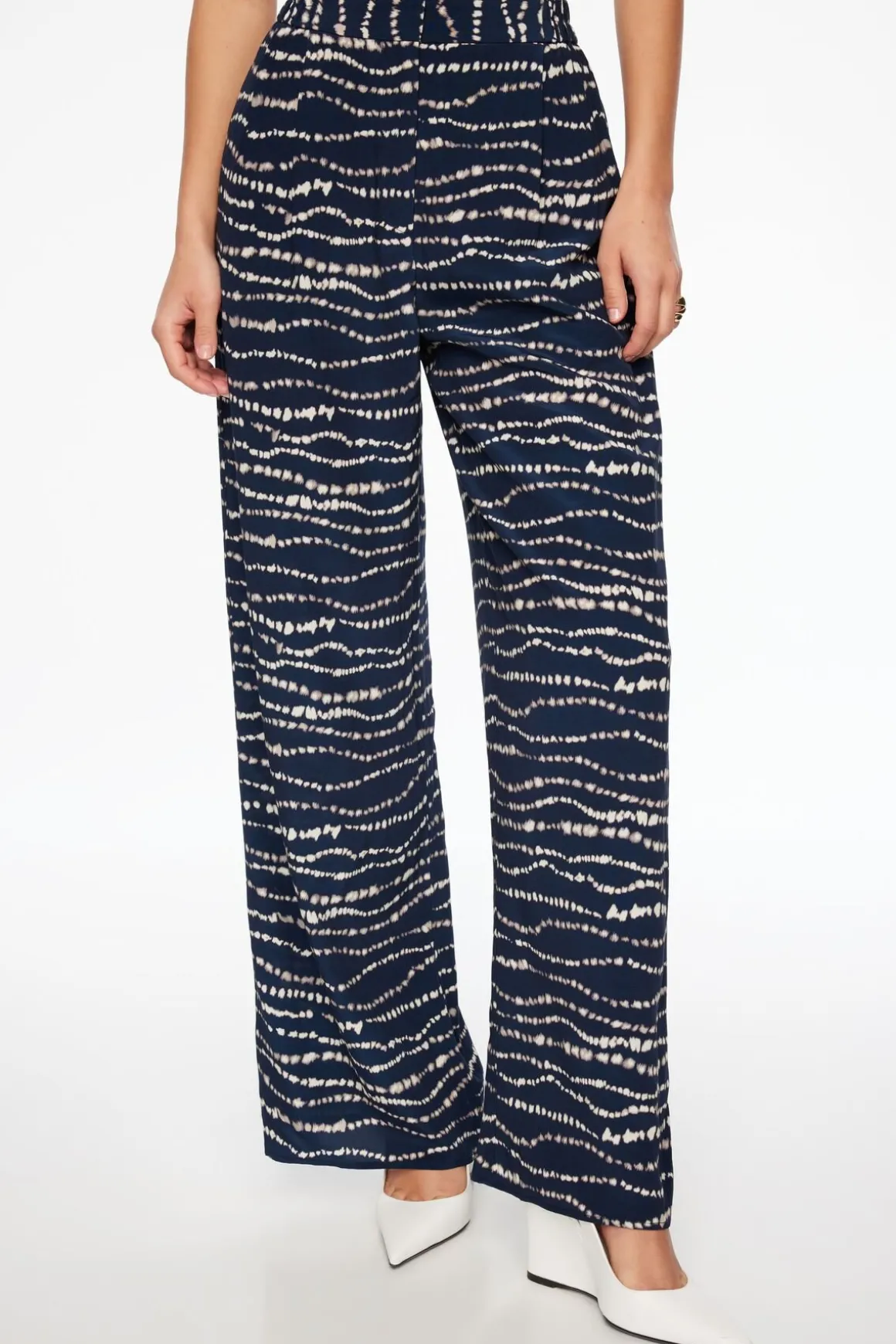 Pants | Wide Leg Pants-Dynamite Anika Wide Leg Pants Blue