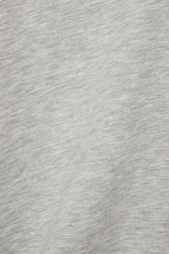 Sweaters & Cardigans | Long Sleeve Tops-Dynamite Anywear Scuba Off Shoulder Sweatshirt Gray