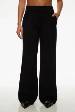 Pants | Bestsellers-Dynamite Anywear Scuba Trouser Pants Black