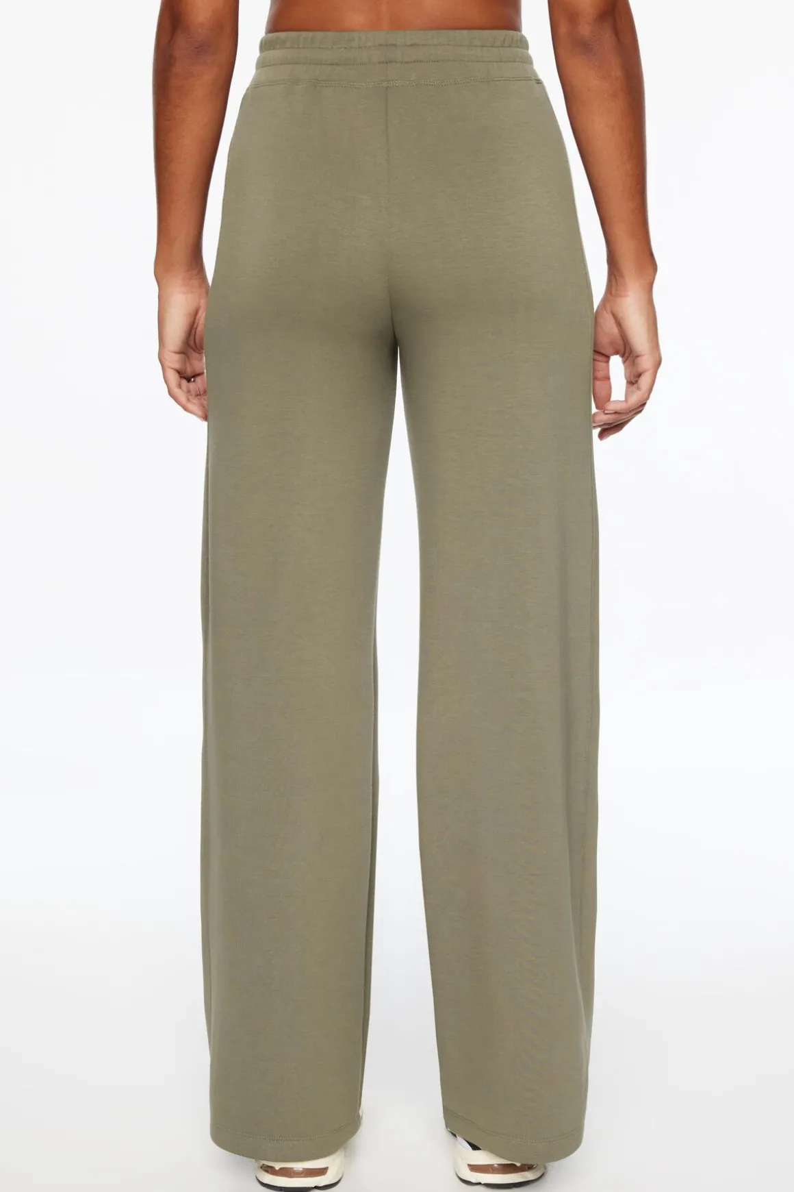 Pants | Wide Leg Pants-Dynamite Anywear Scuba Wide Leg Pants Gray