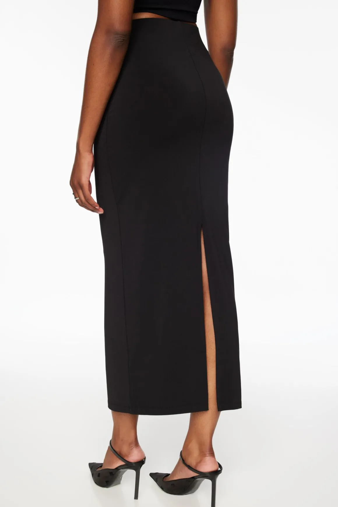 Skirts & Skorts | Skirts-Dynamite Arya Sculpt Maxi Skirt Black