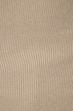 Sweaters & Cardigans | Sweaters-Dynamite Asymmetric Tube Top Brown