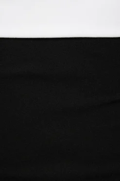 Tees & Tanks | Tees & Tanks-Dynamite Aubree Crepe Tube Top Black