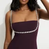 Tees & Tanks | Tees & Tanks-Dynamite Aurora Embellished Tank Top Burgundy