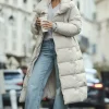 Coats & Jackets | Classic Coats-Dynamite Belted Maxi Puffer Coat GREYS