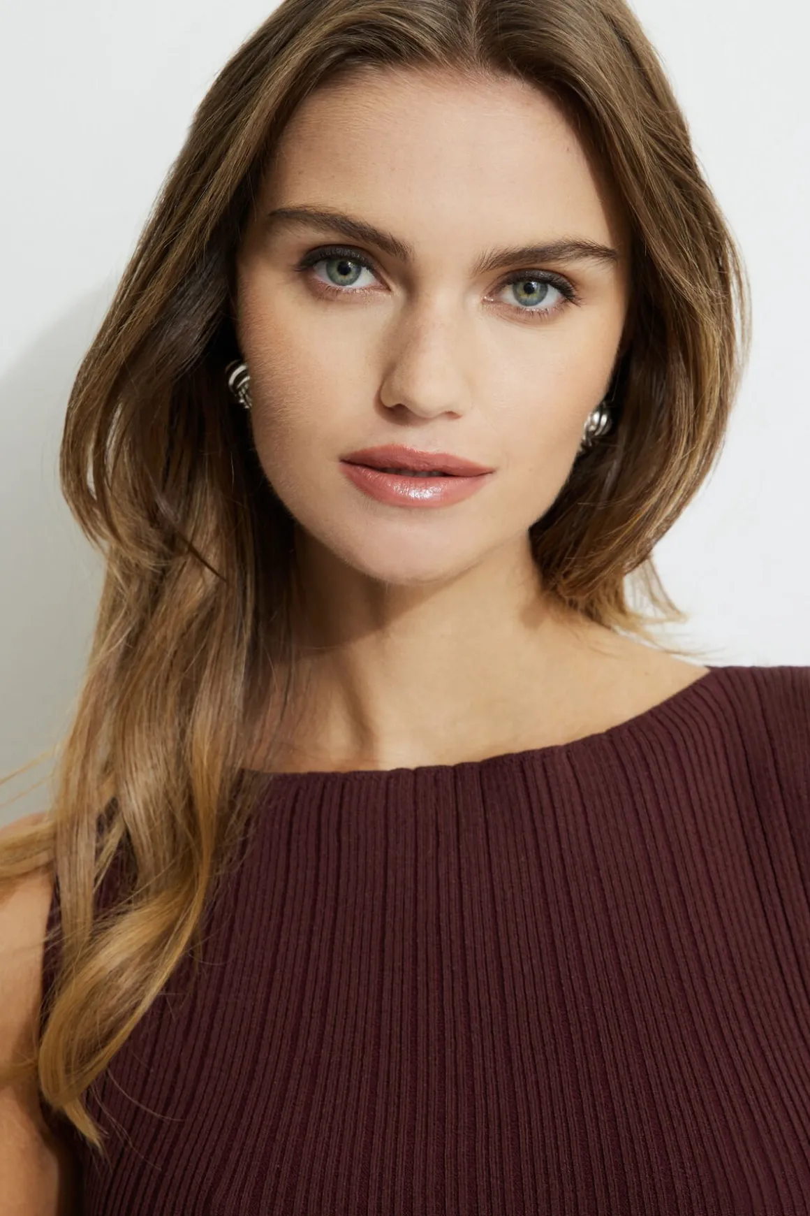Dresses & Jumpsuits | New Dresses-Dynamite Boat Neck Rib Mini Dress Burgundy