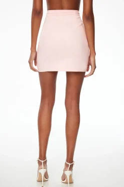 Skirts & Skorts | Online Exclusives-Dynamite Bow Mini Skirt Pink