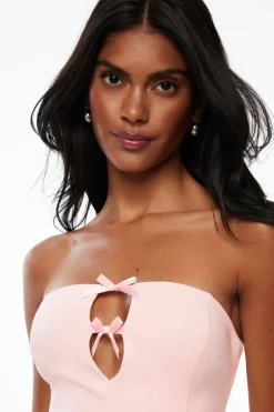 Dresses & Jumpsuits | Mini Dresses-Dynamite Bows Mini Tube Dress PINK