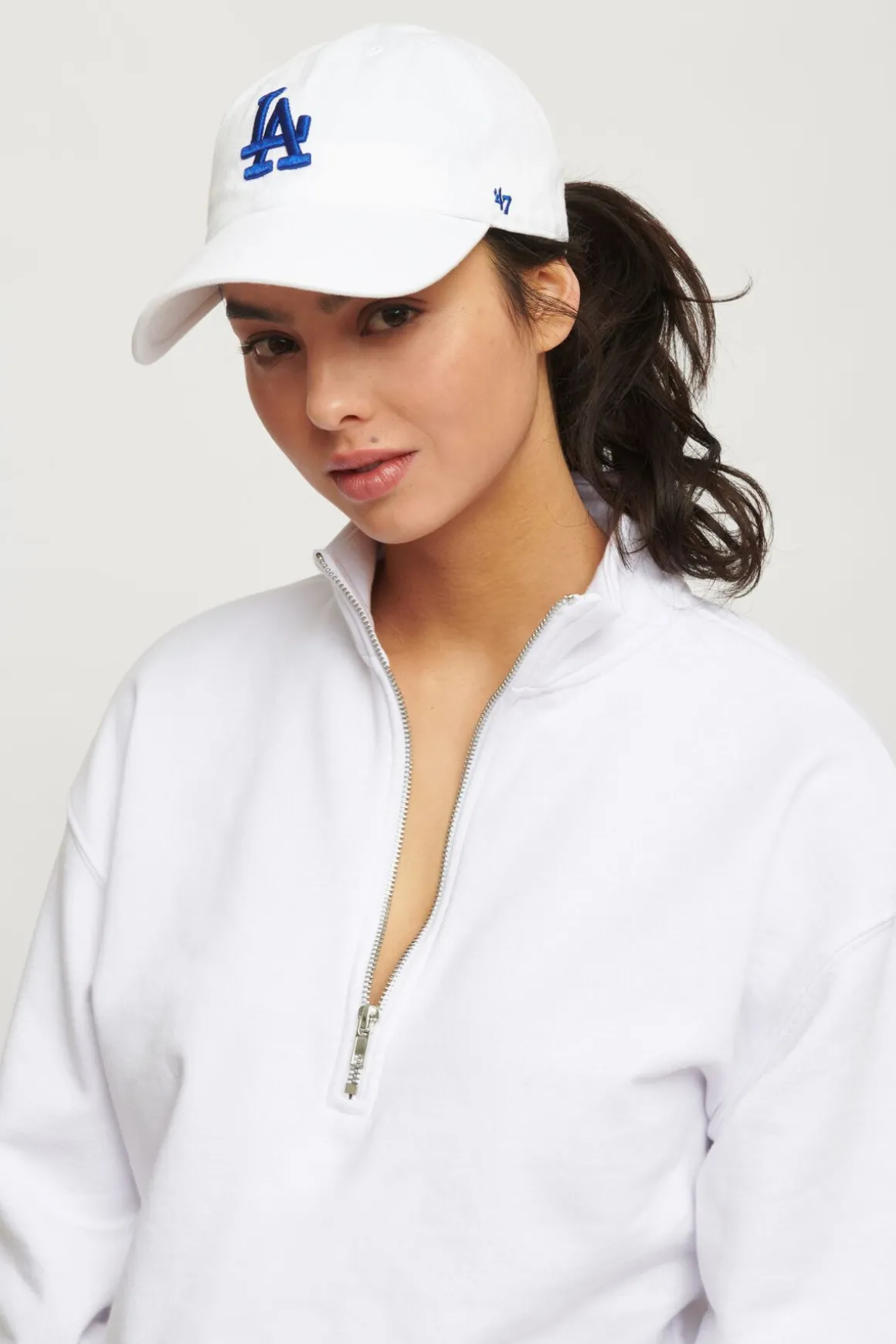 Caps & Hats-Dynamite '47 BRAND | Los Angeles Clean Up Cap White