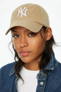Caps & Hats-Dynamite '47 Brand | New York Clean Up Cap Brown