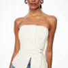 Blouses & Tops | Blouses & Tops-Dynamite Buckle Tube Top White