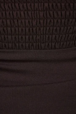 Blouses & Tops | Blouses & Tops-Dynamite Buckle Tube Top Brown