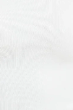 Sweaters & Cardigans | Long Sleeve Tops-Dynamite Button Cuff Turtleneck Sweater White