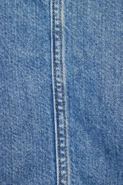 Jeans & Denim | Coats & Jackets-Dynamite Buttoned Denim Shirt Blue