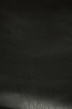 Tees & Tanks | Tees & Tanks-Dynamite Buttoned Faux Leather Tube Top Black