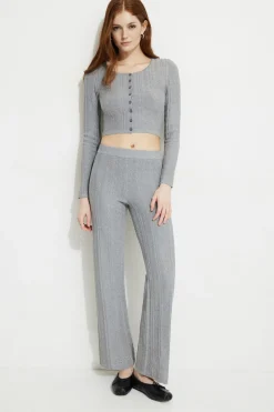 Sweaters & Cardigans | Matching Sets-Dynamite Cable Knit Cardigan Grey