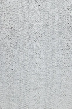 Sweaters & Cardigans | Online Exclusives-Dynamite Cable Knit Cardigan Gray