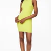 Dresses & Jumpsuits | Mini Dresses-Dynamite Carrie Crew Neck Mini Dress Green