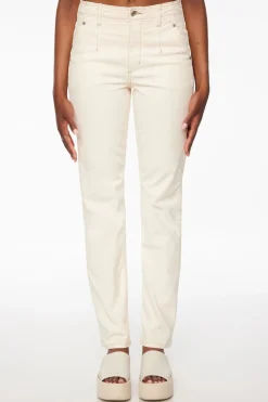 Jeans & Denim-Dynamite Chiara Slim Straight Jeans White