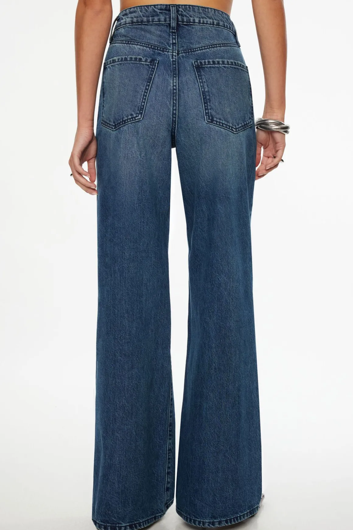 Jeans & Denim-Dynamite Chloe Ultra Wide Leg Jeans Blue
