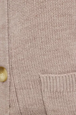 Sweaters | Cardigans-Dynamite Cinch Waist Cardigan Brown
