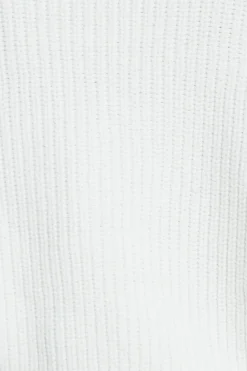 Sweaters & Cardigans | Sweaters-Dynamite Cinched Waist Sweater White