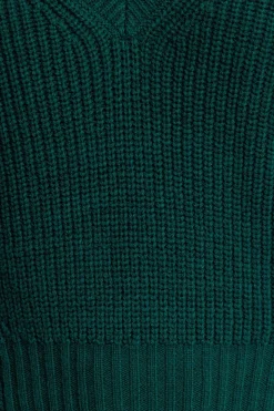 Sweaters & Cardigans | Sweaters-Dynamite Cinched Waist Sweater Green