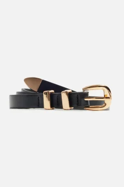 Belts-Dynamite Classic Skinny Belt Yellow