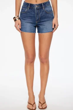 Jeans & Denim | Shorts-Dynamite Claudia Mom Denim Shorts Blue