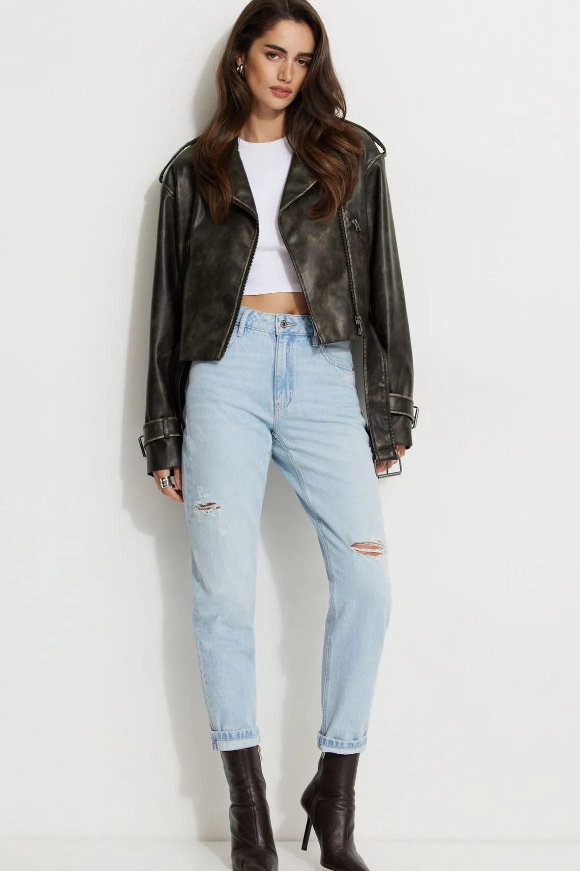 Jeans & Denim-Dynamite Claudia Mom Jeans Blue