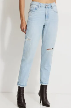 Jeans & Denim-Dynamite Claudia Mom Jeans Blue