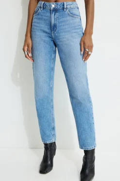 Jeans & Denim | Bestsellers-Dynamite Claudia Mom Jeans Blue