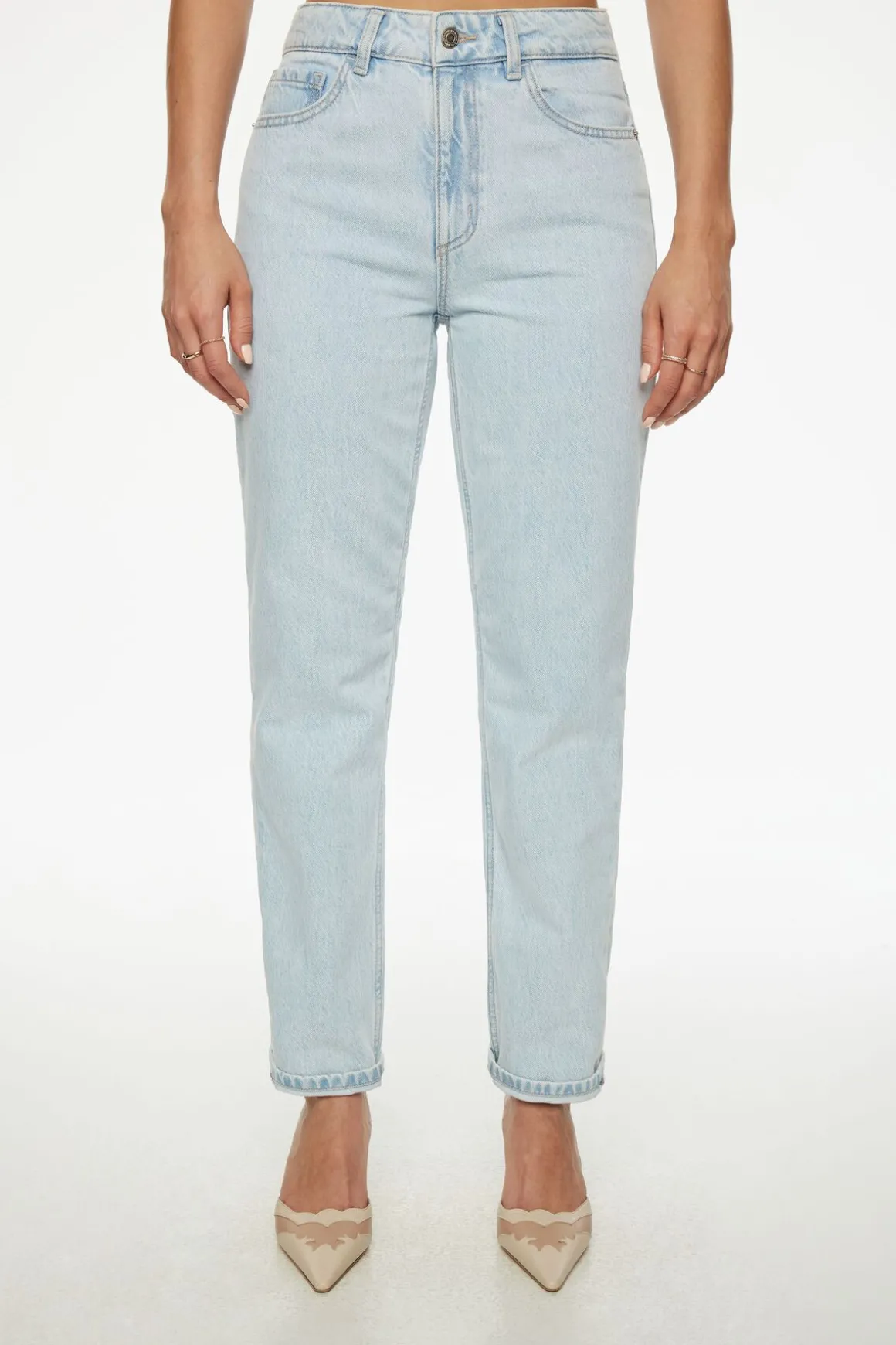 Jeans & Denim | Bestsellers-Dynamite Claudia Mom Jeans Blue