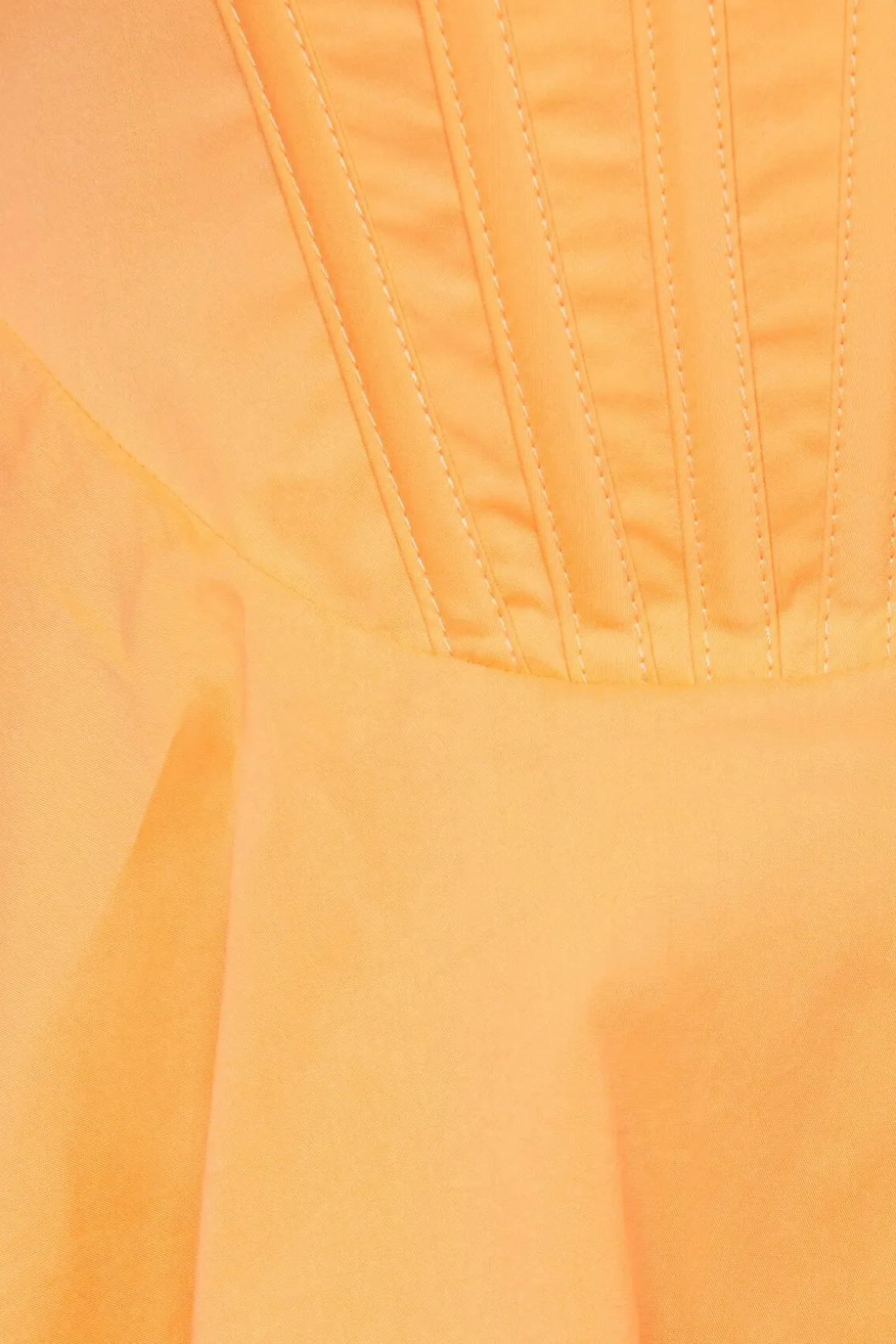Dresses & Jumpsuits | Mini Dresses-Dynamite Corset Flare Mini Dress Orange