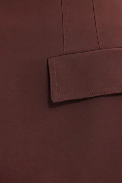 Skirts & Skorts | Online Exclusives-Dynamite Corset Mini Skirt Burgundy