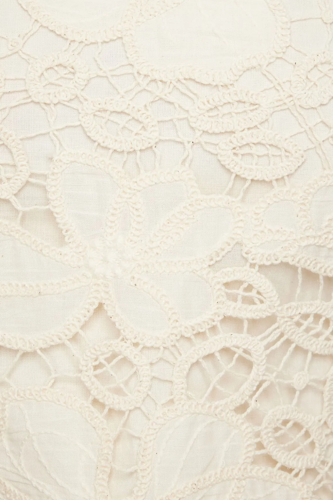 Blouses & Tops | Blouses & Tops-Dynamite Crochet Lace Crop Top Brown