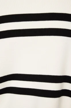 Sweaters & Cardigans | Sweaters-Dynamite Cropped Polo Sweater White