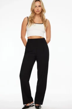 Sweaters & Cardigans | Sweaters-Dynamite Cropped Square Neck Tank Top White