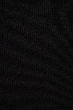 Sweaters & Cardigans | Sweaters-Dynamite Cropped Square Neck Tank Top Black