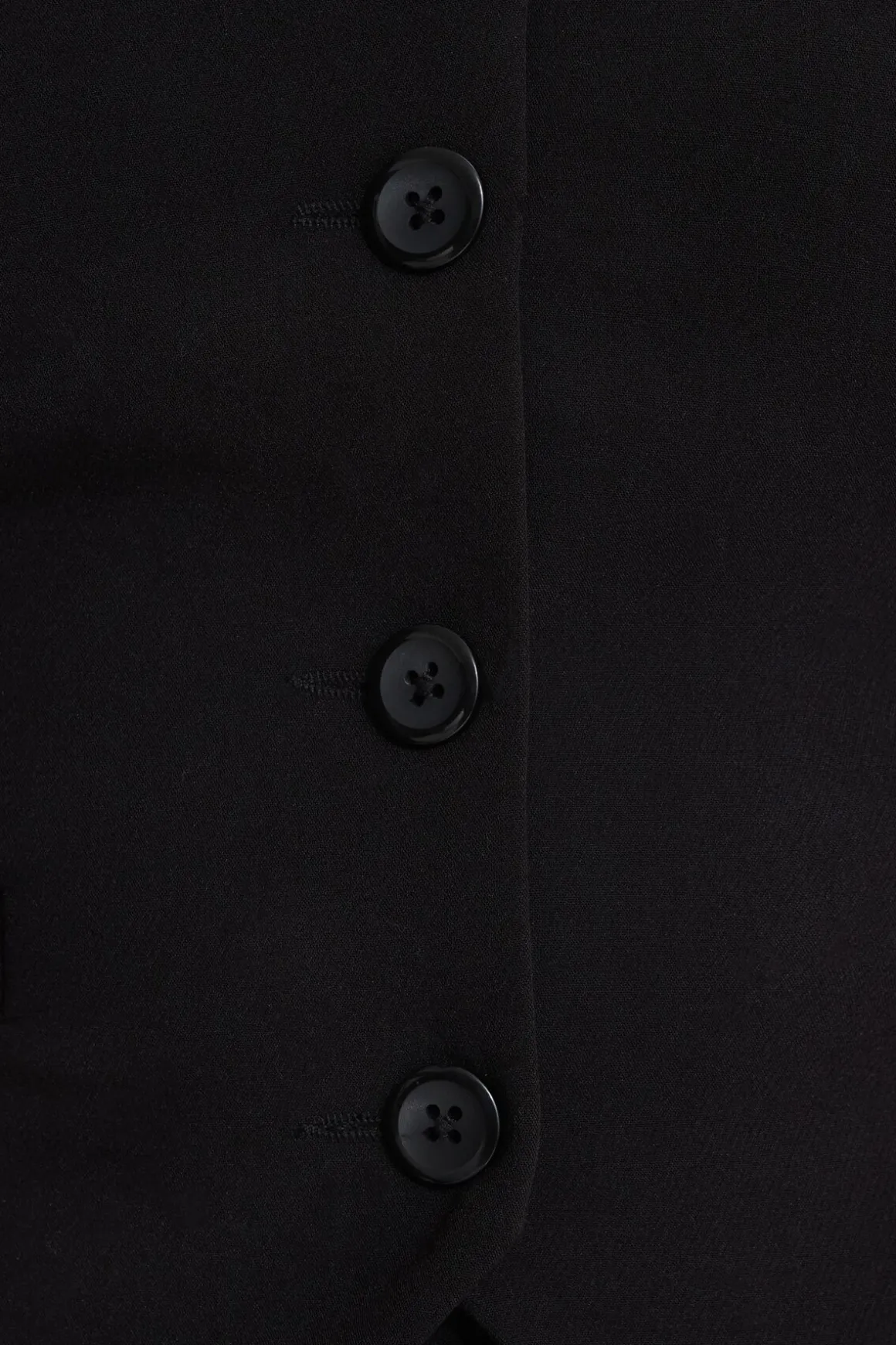 Blazers & Vests | Vests-Dynamite Cross Front Vest Black