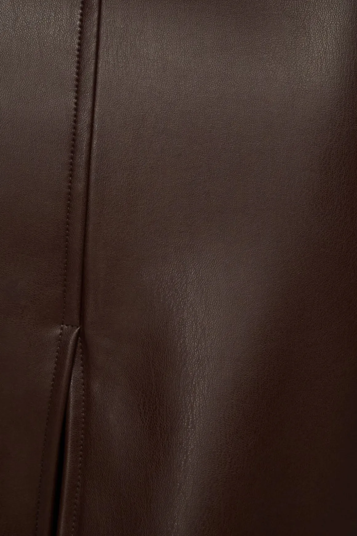 Bestsellers | Skirts-Dynamite Danbi Faux Leather Midi Skirt Brown