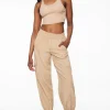 Pants-Dynamite Daria Utility Jogger Pants Brown