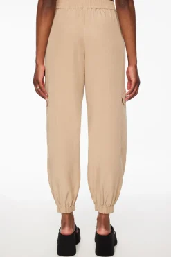 Pants-Dynamite Daria Utility Jogger Pants Brown