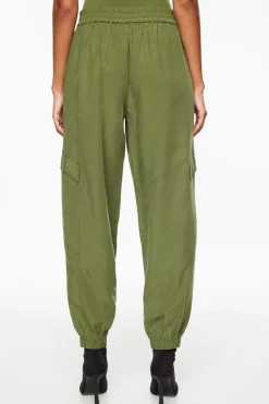 Pants-Dynamite Daria Utility Jogger Pants Green