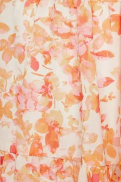 Dresses & Jumpsuits | Mini Dresses-Dynamite Delphine Smocked Mini Dress Coral