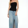 Jeans & Denim | Skirts & Skorts-Dynamite Denim Maxi Skirt Blue